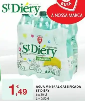 E.Leclerc Água Meniral Gaseificada St Diéry 6x50cl promoção