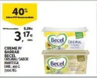 Continente Creme p/ Barrar Becel 400g promoção