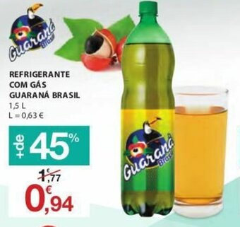E.Leclerc Refrigerante com Gás Guaraná Brasil 1,5L promoção