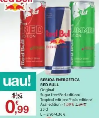 E.Leclerc Bebida Energética Red Bull 25cl promoção