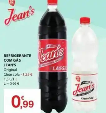 Refrigerante com Gás Jean's 1,5L/ 1L