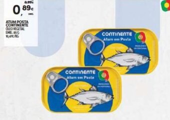 Continente Atum Posta Continente 85g promoção