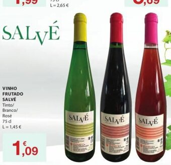 Vinho Frutado Salvé 75cl
