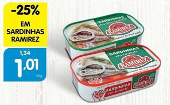 Minipreço Sardinhas em lata ramirez promoção