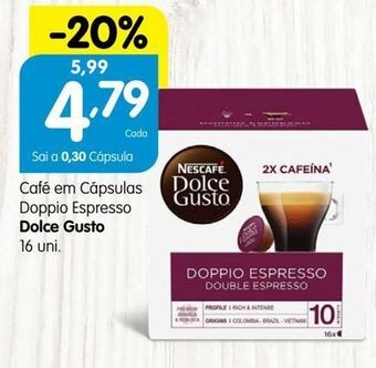Minipreço Cápsulas de café dolce gusto promoção