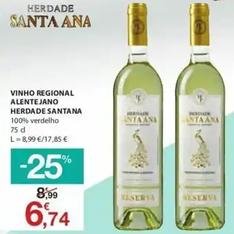 Vinho Regional Alentejano Herdade Santana 75cl