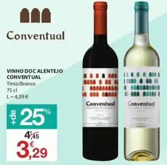 Vinho DOC Alentejo Conventual 75cl