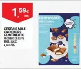 Continente Cereais Mix Crockers Continente 375g promoção