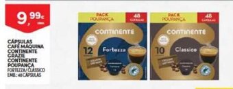 Continente Capsulas Cafe Maquina Continente Grazie Continente Poupanca promoção