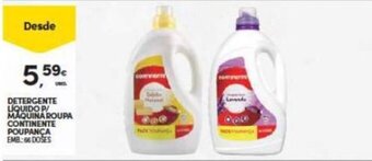 Continente Detergente Liquido p/ maquina roupa continente Poupanca promoção