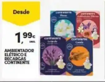 Continente Ambientador Eletrico E Recargas Continente promoção
