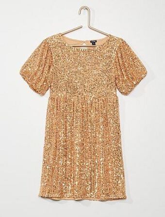 Kiabi Vestido com lantejoulas promoção
