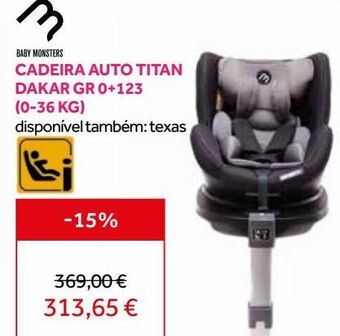 Prénatal Cadeira auto baby monsters promoção