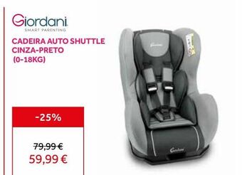 Prénatal Cadeira auto giordani promoção