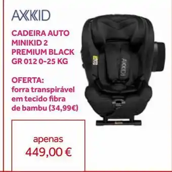 Prénatal Cadeira auto promoção