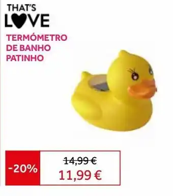 Prénatal Termómetro that's love promoção