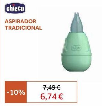 Prénatal Aspirador nasal chicco promoção