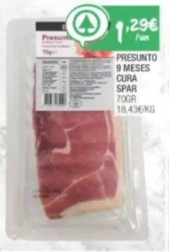 Spar Presunto 9 Meses Cura Spar 70g promoção