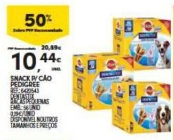Continente Snack p/ cao Pedigree promoção