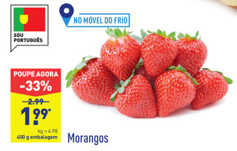 ALDI Morangos 400g promoção