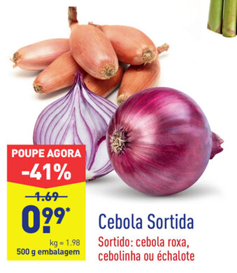 ALDI Cebola Sortida 500g promoção
