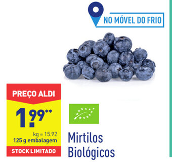 ALDI Mirtilos Biológicos 125g promoção
