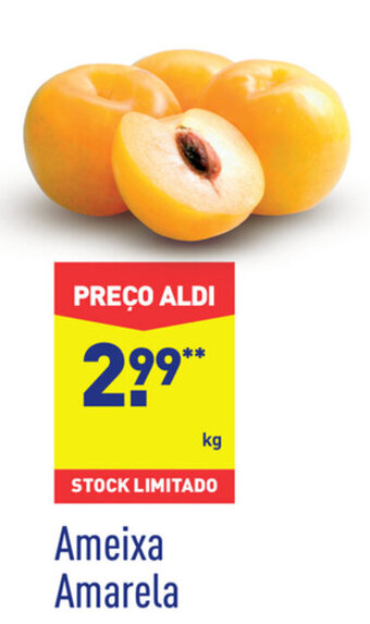 ALDI Ameixa Amarela promoção