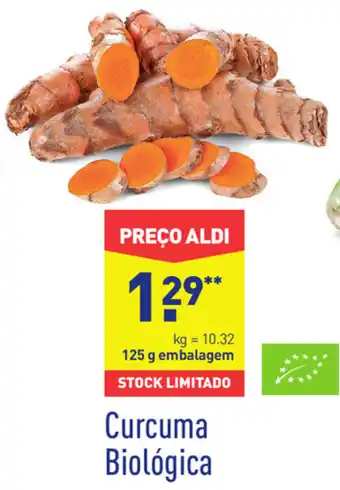 ALDI Curcuma Biológica 125g promoção