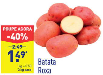 ALDI Batata Roxa 3kg promoção