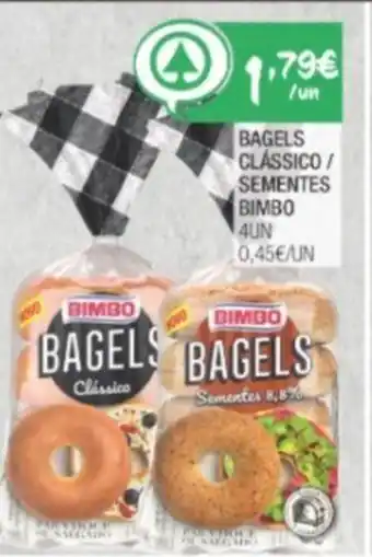 Spar Bagels Classico/ Sementies Bimbo promoção