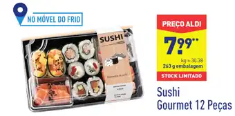 ALDI Sushi Gourmet 12 Peças promoção