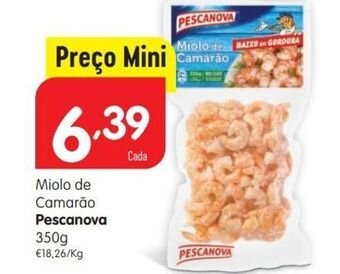 Minipreço Camarão pescanova promoção