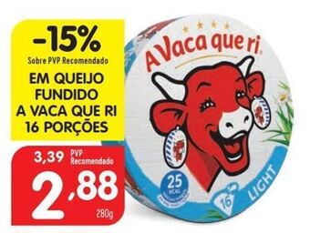 Minipreço Queijo fundido a vaca que ri promoção