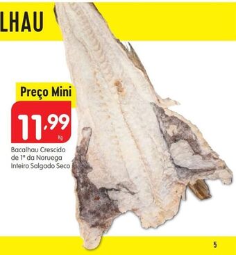 Minipreço Bacalhau salgado promoção