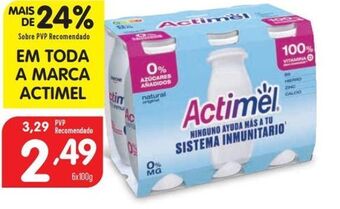 Minipreço Iogurte actimel promoção