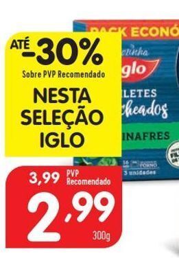 Minipreço Alimentação iglo promoção