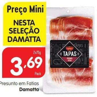 Minipreço Presunto damatta promoção