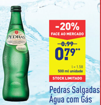 ALDI Pedras Salgadas Água com Gás 500ml promoção