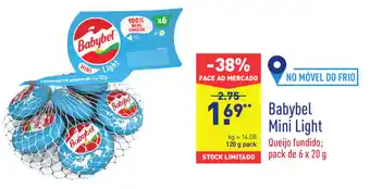 ALDI Babybel Mini Light 120g promoção