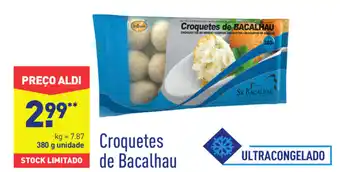 ALDI Croquetes de Bacalhau 380g promoção