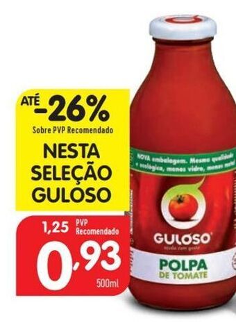 Minipreço Polpa de tomate guloso promoção