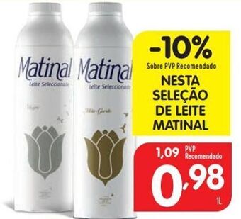 Minipreço Leite matinal promoção
