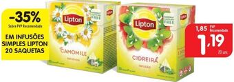 Minipreço Infusão lipton promoção