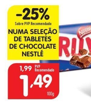 Minipreço Chocolates crunch promoção