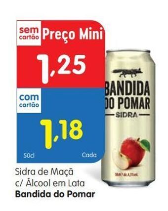 Minipreço Sidra bandida do pomar promoção
