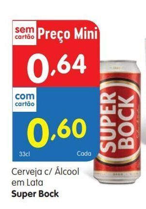 Minipreço Cerveja super bock promoção