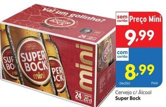 Minipreço Lata de cerveja super bock promoção