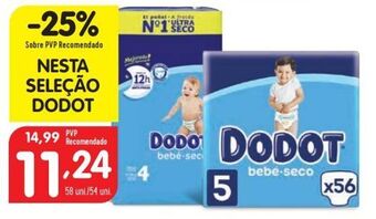 Minipreço Fraldas dodot promoção