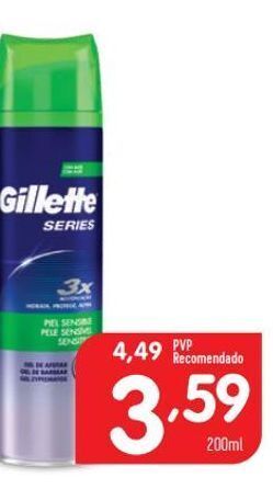 Minipreço Espuma de barbear gillette promoção