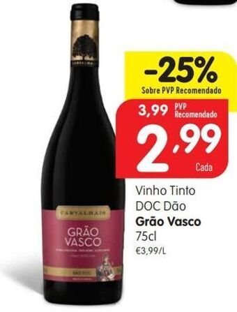 Vinho tinto grão vasco